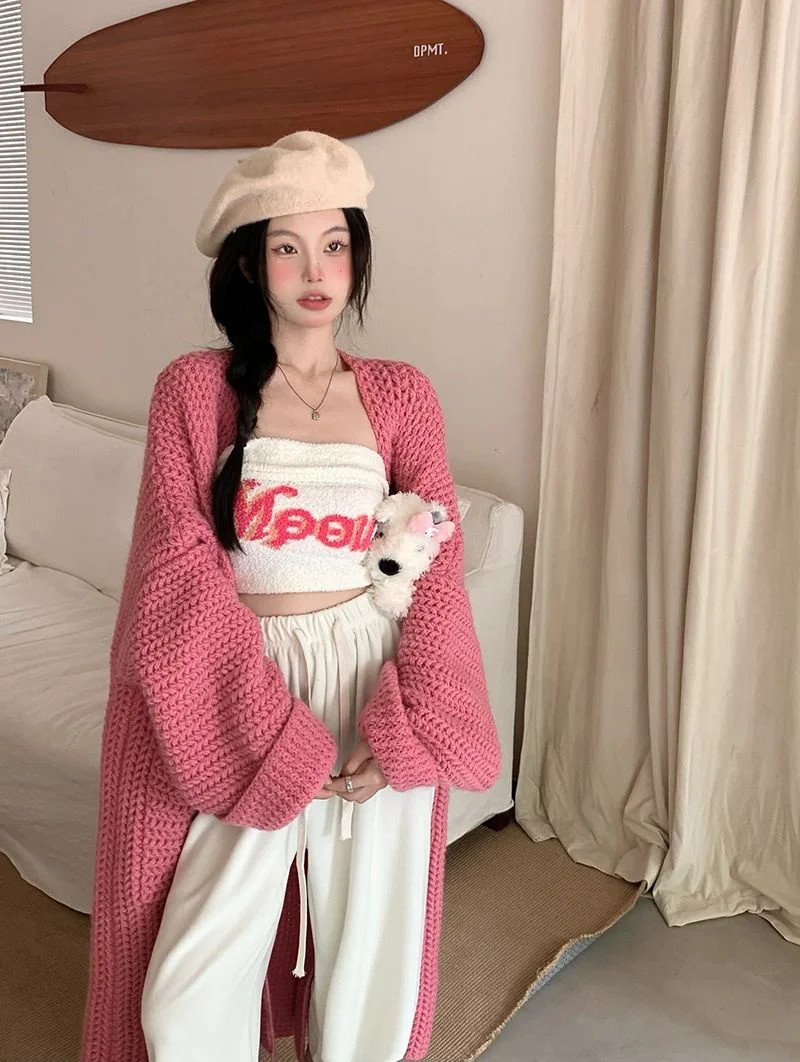 Mid-Long Cardigans Elegante Womens Summer Openknit Thin Longline Regular Hem Lace Outfit Lettuce Plain Semi-Sheer Crop Beautiful
Mid-Long Cardigans Elegante Womens Summer Openknit Thin Longline Regular Hem Lace Outfit Lettuce Plain Semi-Sheer Crop Beautiful