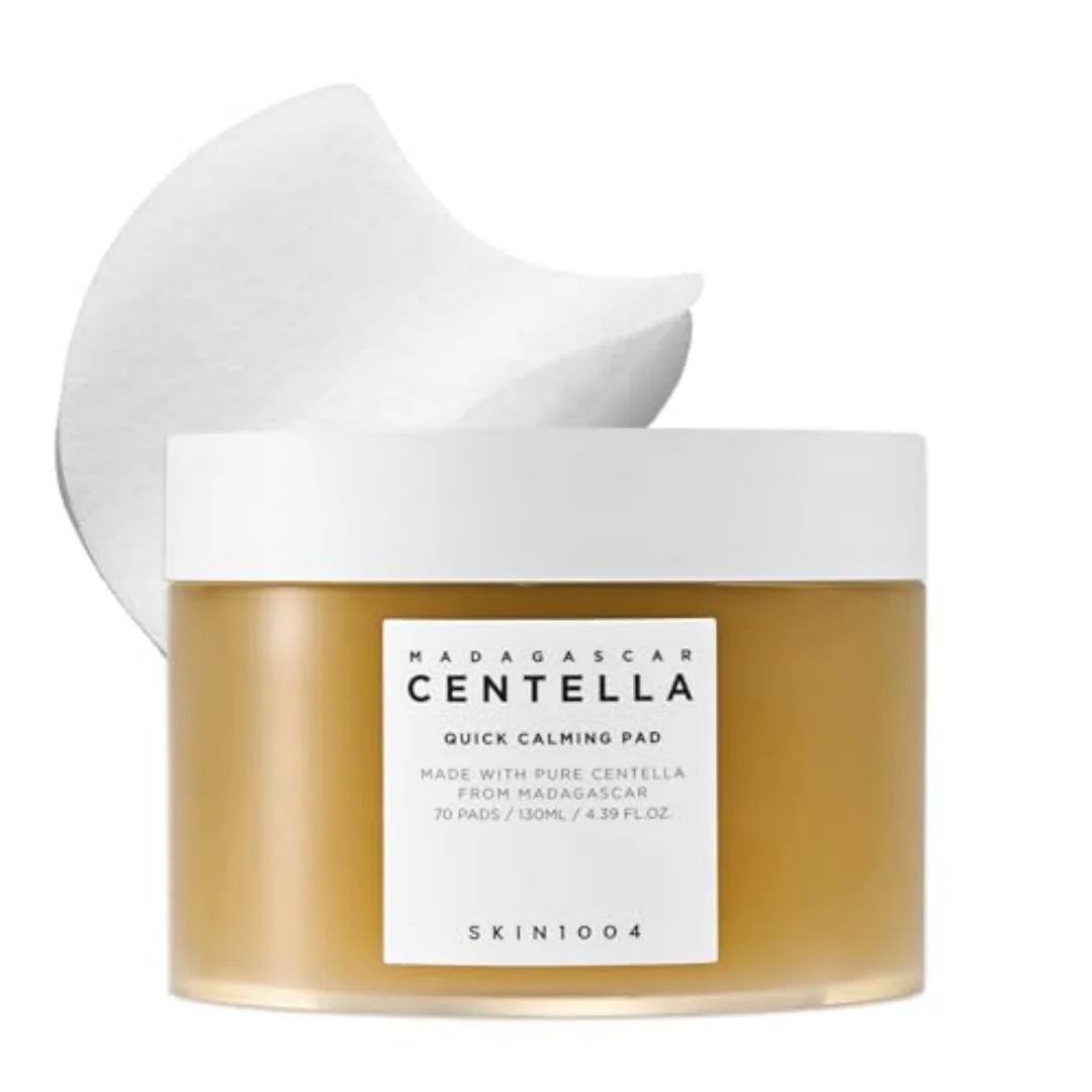 SKIN1004 Centella Quick Calming Pad 70 Pads Toner Pads for Sensitive Acne Prone Skin Exfoliating Soothing Redness Pores K-Beauty
SKIN1004 Centella Quick Calming Pad 70 Pads Toner Pads for Sensitive Acne Prone Skin Exfoliating Soothing Redness Pores K-Beauty