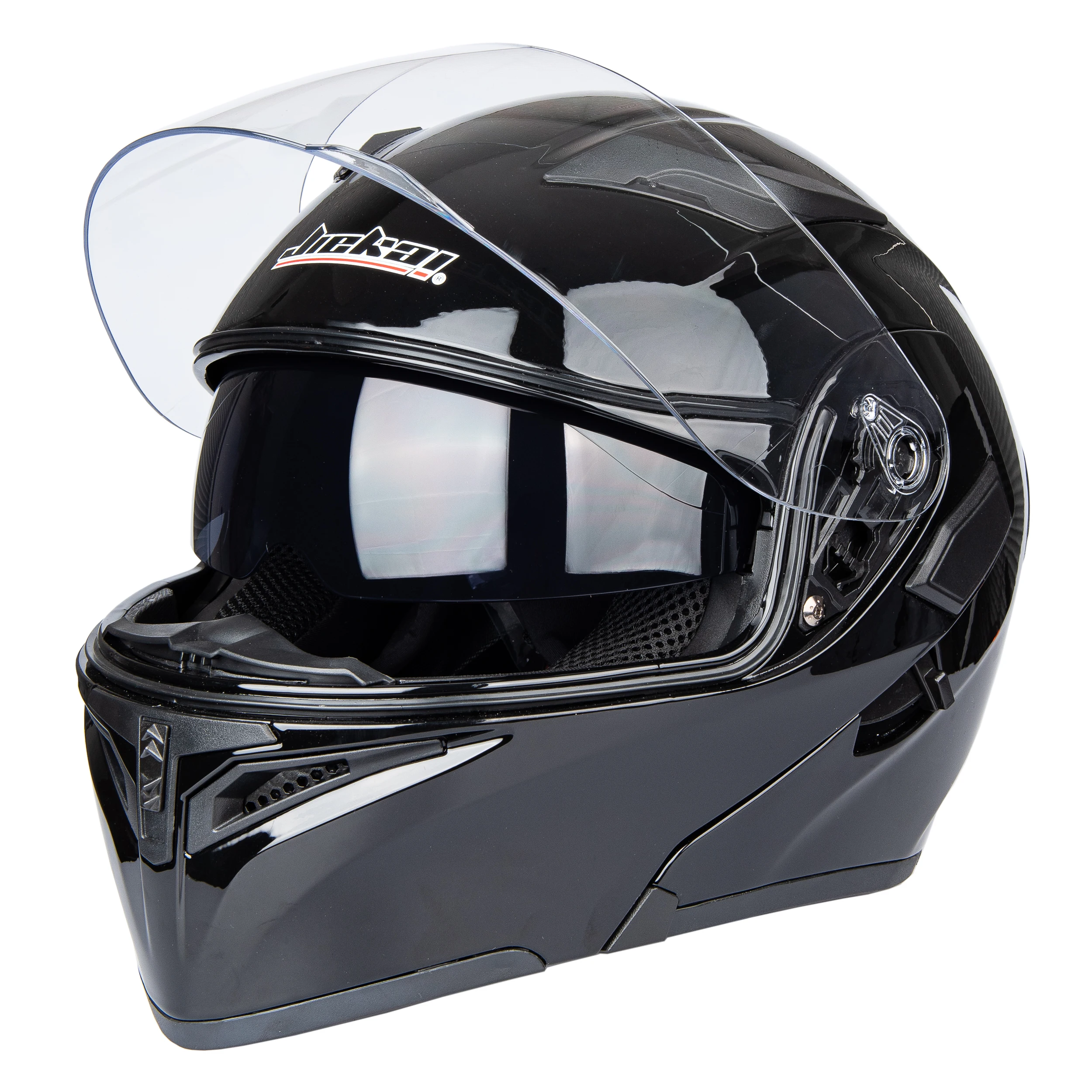 Glossy Black ECE Approved Flip Up Modular Motorcycle Helmet Dual Visor Full Face Street Bike Safety Helmet
Glossy Black ECE Approved Flip Up Modular Motorcycle Helmet Dual Visor Full Face Street Bike Safety Helmet