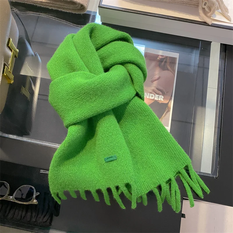 2026 Pure Wool Neck Warmer 100% Wool Scarf for Women Korean Fashion Soft Warm Thick Knitted Long Scarf Winter Accessories
2026 Pure Wool Neck Warmer 100% Wool Scarf for Women Korean Fashion Soft Warm Thick Knitted Long Scarf Winter Accessories