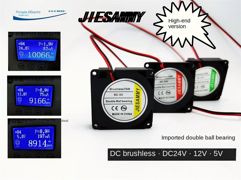 Jiesammy Ball Bearing 4010 Printer Turbofan 4cm High Turn 24V 12V 5V Cooling Fan40*40*10MM
Jiesammy Ball Bearing 4010 Printer Turbofan 4cm High Turn 24V 12V 5V Cooling Fan40*40*10MM