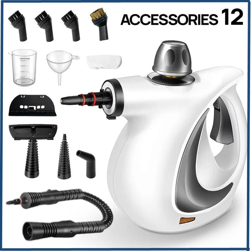12 In 1 High Pressure Steam Cleaner For Home Kitchen Range Hood Oil Grease AC Sterilization Cleaning Machine
12 In 1 High Pressure Steam Cleaner For Home Kitchen Range Hood Oil Grease AC Sterilization Cleaning Machine