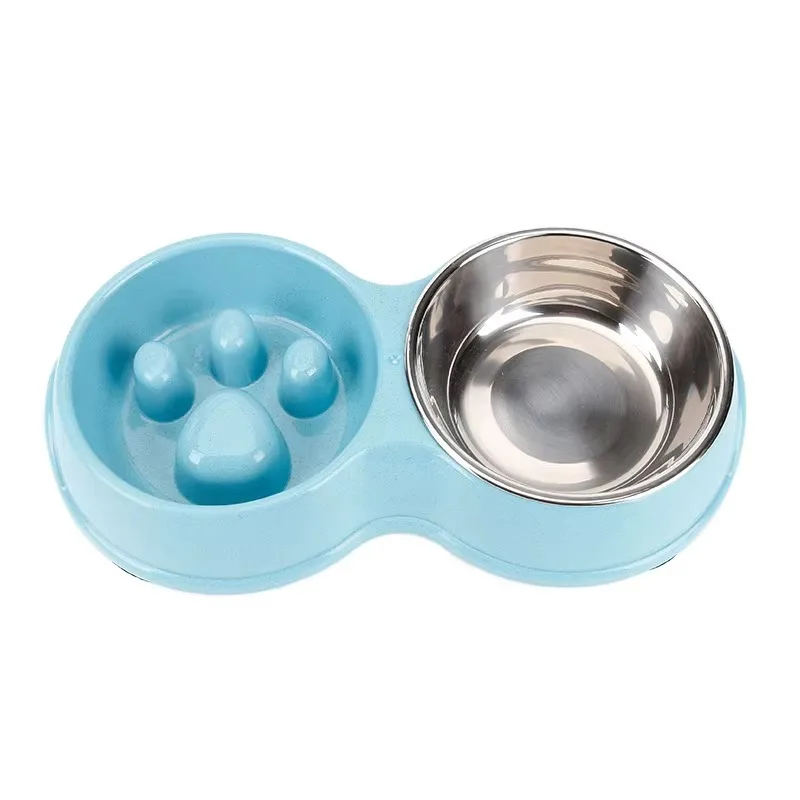 Eco-Friendly Modern Double Dog & Cat Feeder Bowl with Detachable Stainless Steel Slow Feeder and Non-Slip Bottom
Eco-Friendly Modern Double Dog & Cat Feeder Bowl with Detachable Stainless Steel Slow Feeder and Non-Slip Bottom