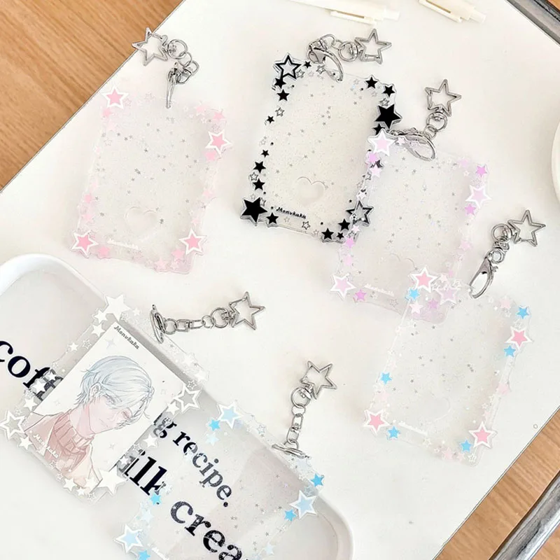3 Inch Kpop Photocards Holder Transparent Clear Acrylic Photos Cards Star Holder Bags Pendant Star Chaser Card School Stationery
3 Inch Kpop Photocards Holder Transparent Clear Acrylic Photos Cards Star Holder Bags Pendant Star Chaser Card School Stationery