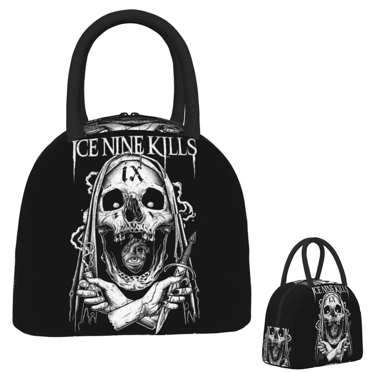 Изолированная сумка для обеда Michele Nolli Ice Nine Kills для женщин и детей, портативные коробки для еды, термосумка для обеда
Изолированная сумка для обеда Michele Nolli Ice Nine Kills для женщин и детей, портативные коробки для еды, термосумка для обеда