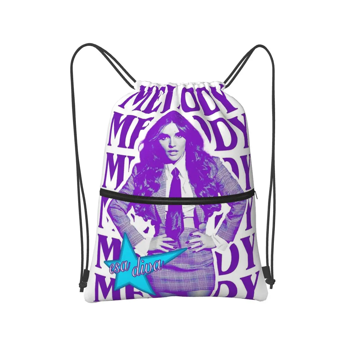 Melody Esa Diva Spain Eurovision Merch Backpacks Portable Drawstring Bags Shoes Bag Book Bags for Man Woman School
Melody Esa Diva Spain Eurovision Merch Backpacks Portable Drawstring Bags Shoes Bag Book Bags for Man Woman School