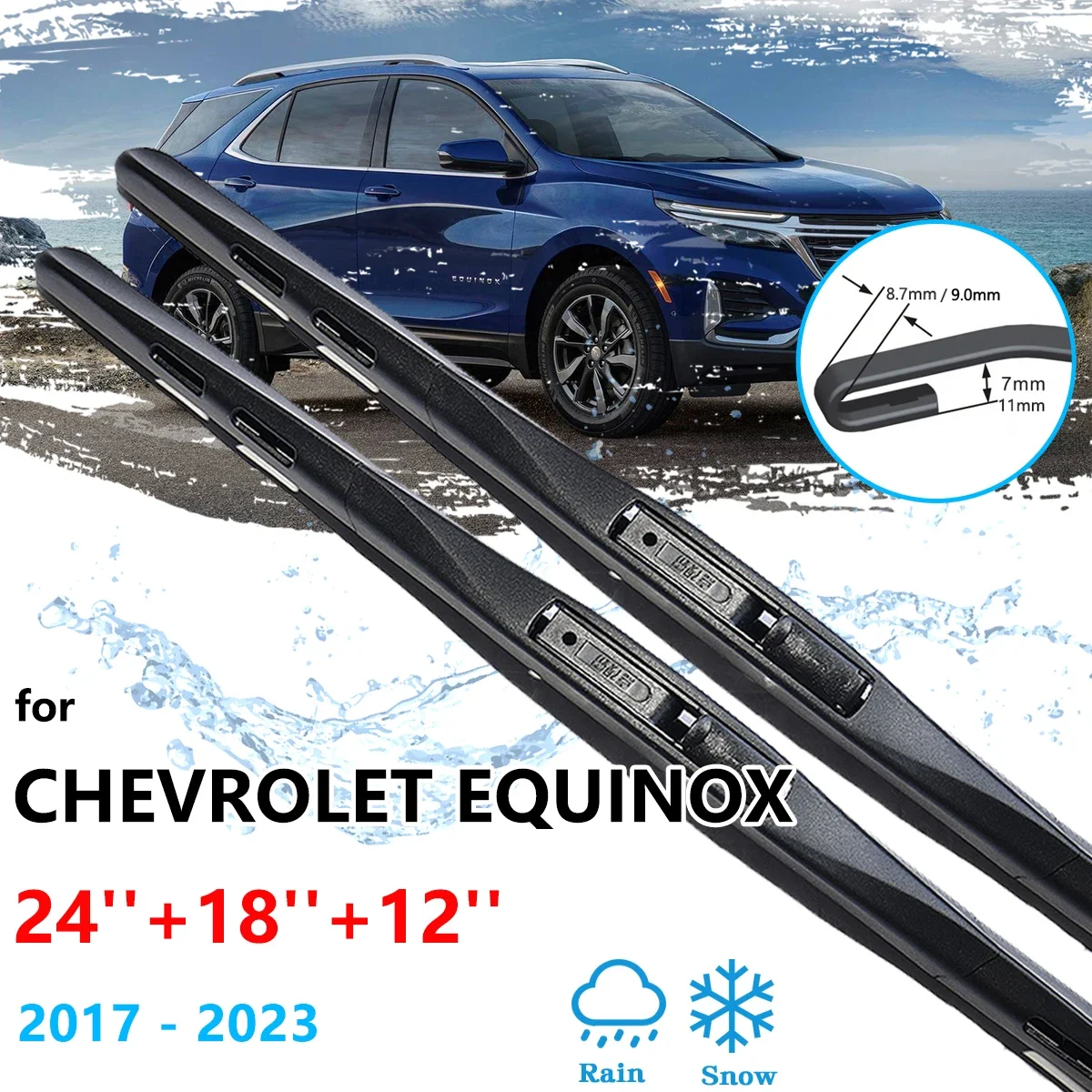 For Chevrolet Holden Equinox 2017 2018 2019 2020 2022 2023 Front Wiper Blades Brushes Window Windshield Windscreen Accessories
For Chevrolet Holden Equinox 2017 2018 2019 2020 2022 2023 Front Wiper Blades Brushes Window Windshield Windscreen Accessories