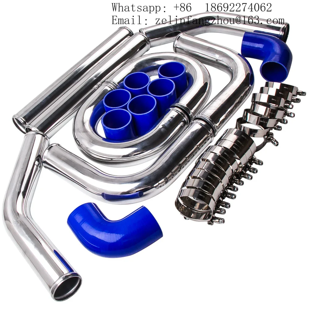 MaXpeedingrods 2.5" 64mm Aluminum Universal Intercooler Turbo Piping Pipe Kits & Blue Hose Kits
MaXpeedingrods 2.5" 64mm Aluminum Universal Intercooler Turbo Piping Pipe Kits & Blue Hose Kits