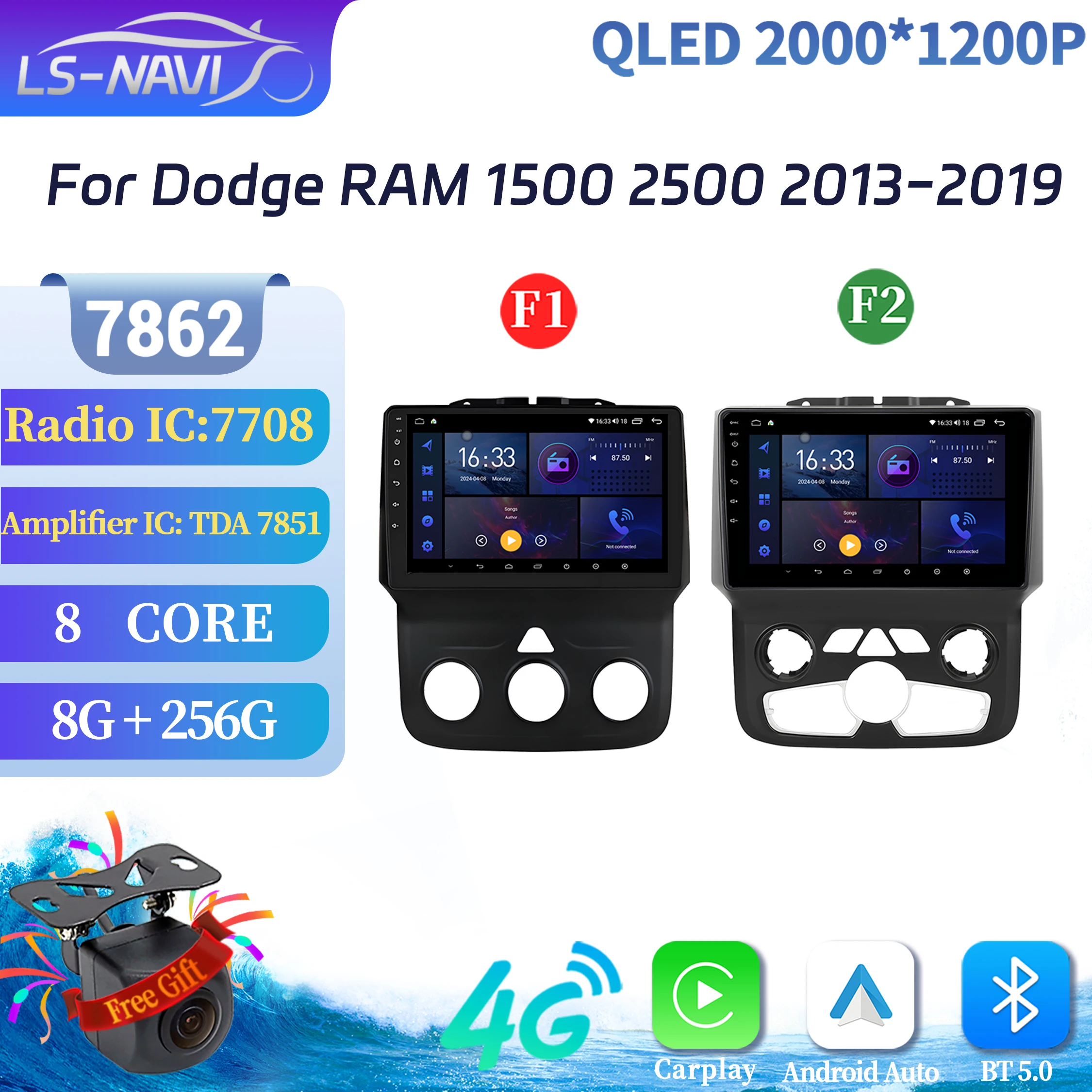 For Dodge RAM 1500 2500 2013-2019 Android 14 Multimedia Navigation Stereo Car Radio Wireless Carplay 2K QLED Head Unit Screen
For Dodge RAM 1500 2500 2013-2019 Android 14 Multimedia Navigation Stereo Car Radio Wireless Carplay 2K QLED Head Unit Screen