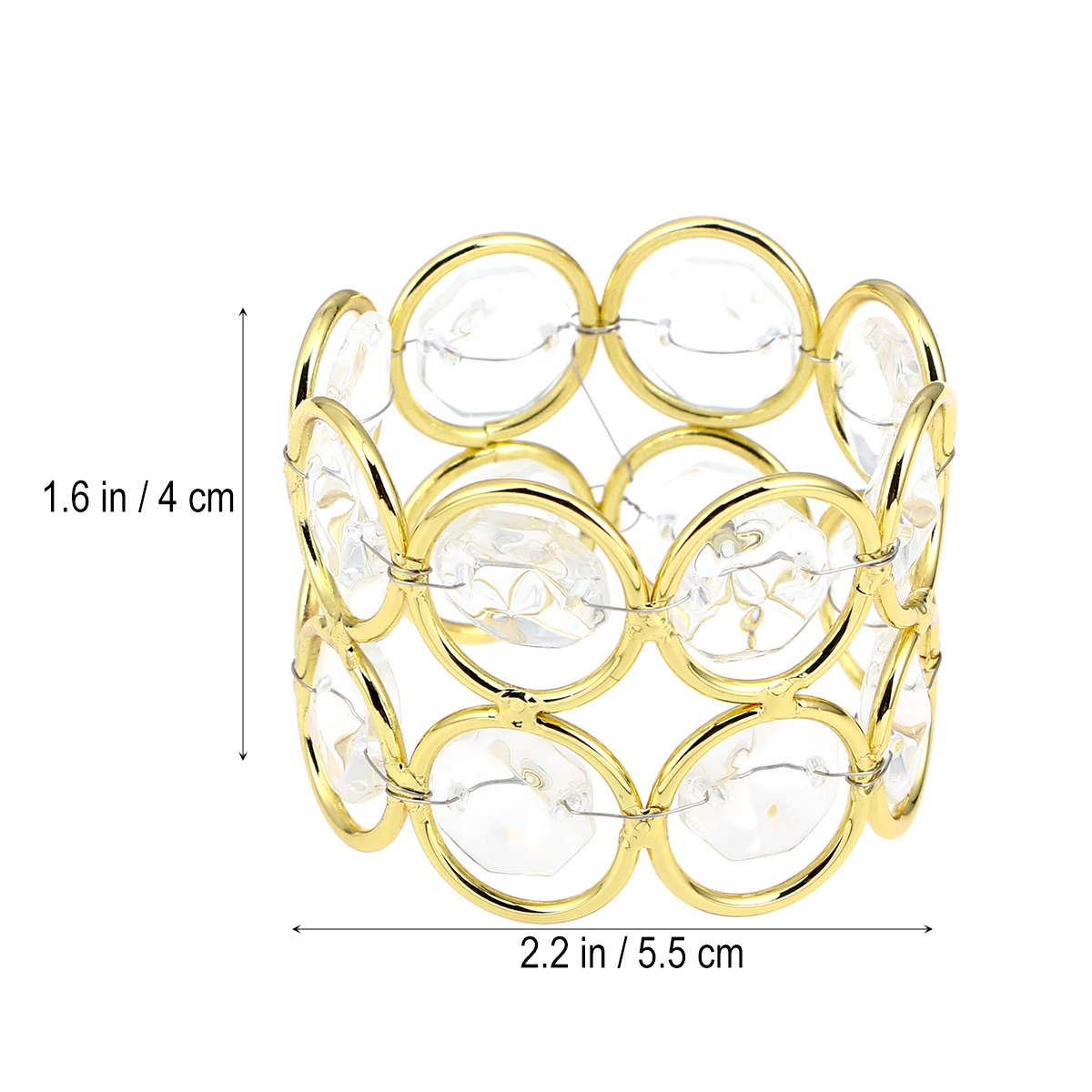 6pc Metal Napkin Rings Crystal Beads Decorative Tableware for Wedding Birthdays Parties Long Lasting Use Elegant Design
6pc Metal Napkin Rings Crystal Beads Decorative Tableware for Wedding Birthdays Parties Long Lasting Use Elegant Design