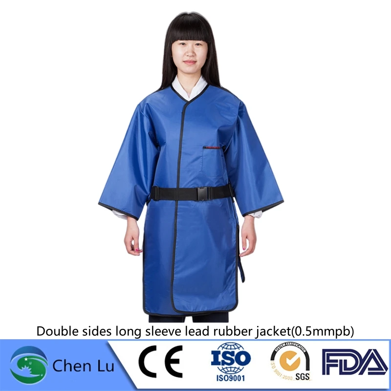 X-ray gamma ray protective 0.5mmpb long sleeved lead overcoat radiation shielding industrial use double sided lead clothing
X-ray gamma ray protective 0.5mmpb long sleeved lead overcoat radiation shielding industrial use double sided lead clothing