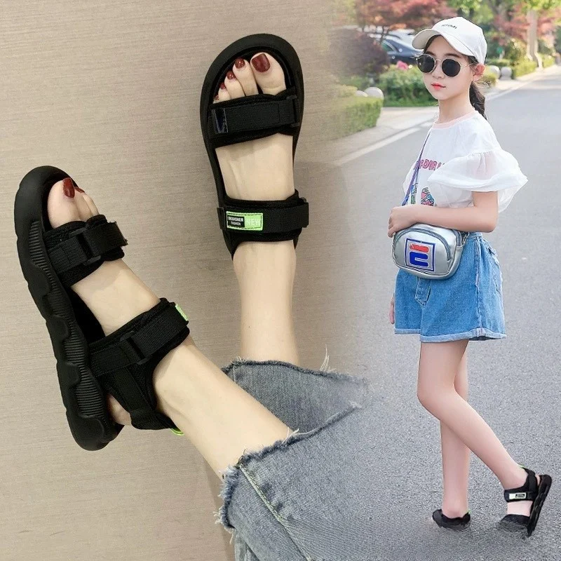 Girls Summer Sandals Soft Bottom Beach Shoes Fashionable Big Kids Princess Slippers Waterproof Ultrafine Fiber Upgraded Model
Girls Summer Sandals Soft Bottom Beach Shoes Fashionable Big Kids Princess Slippers Waterproof Ultrafine Fiber Upgraded Model