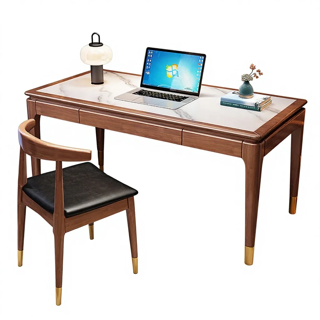 #@Chinese Style Stone Slab Solid Wood Desk for Small Apartment Home Use Student Study Writing Desk Light Luxury Computer Desk
#@Chinese Style Stone Slab Solid Wood Desk for Small Apartment Home Use Student Study Writing Desk Light Luxury Computer Desk