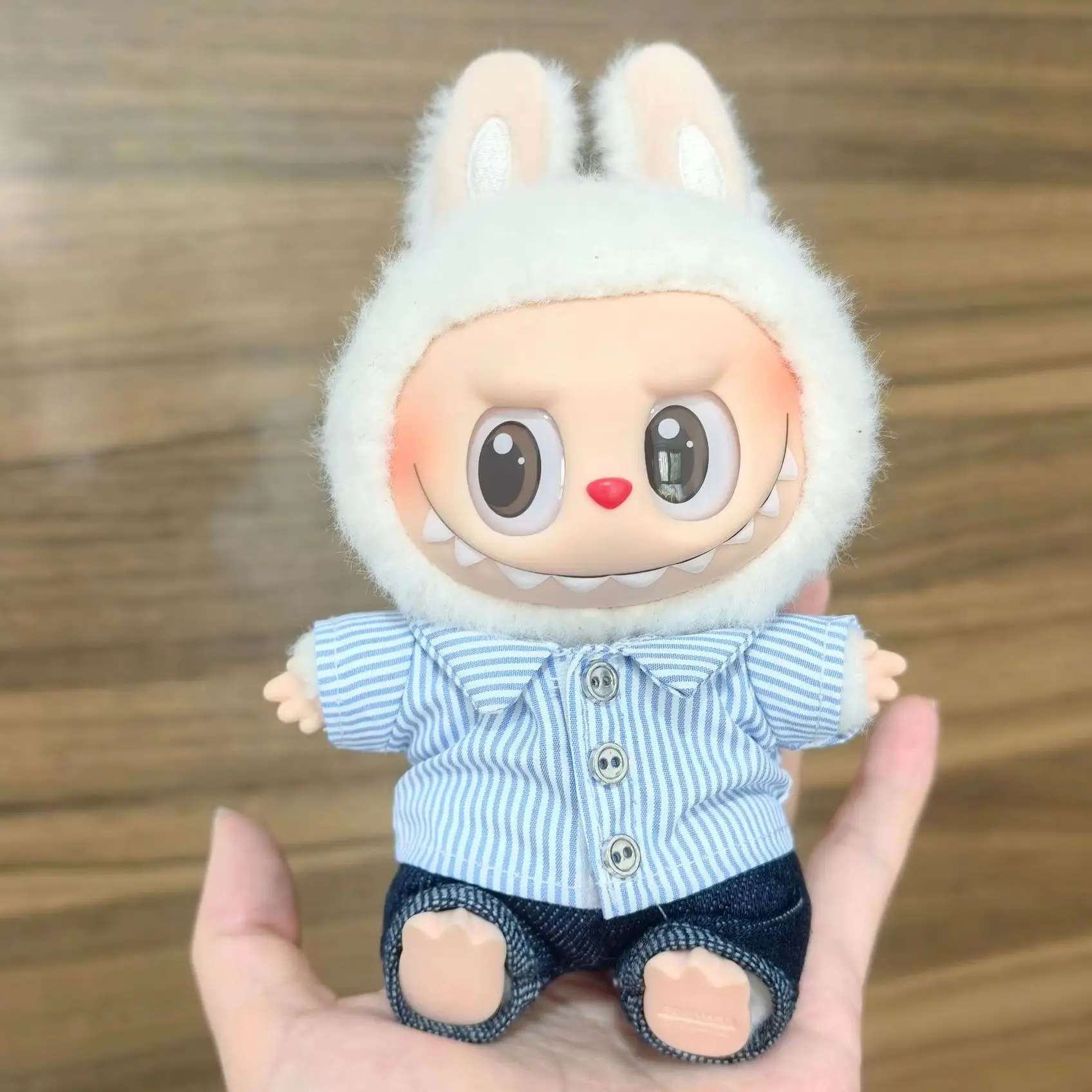 Clothes For Labubu 15/17Cm Dolls Gen 1-3 Classic Summer.Classic Summer Striped Set With Square Toe Shoes Clothing Accessories
Clothes For Labubu 15/17Cm Dolls Gen 1-3 Classic Summer.Classic Summer Striped Set With Square Toe Shoes Clothing Accessories