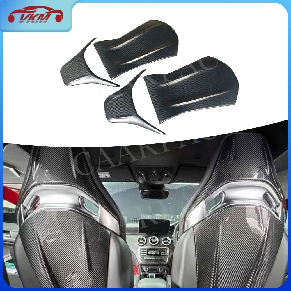 Real Dry Carbon Fiber Car Interior Seat Back Covers Trims Accessories For Mercedes Benz A45 CLA45 GLA45 C63 AMG C43 E63 Body Kit
Real Dry Carbon Fiber Car Interior Seat Back Covers Trims Accessories For Mercedes Benz A45 CLA45 GLA45 C63 AMG C43 E63 Body Kit
