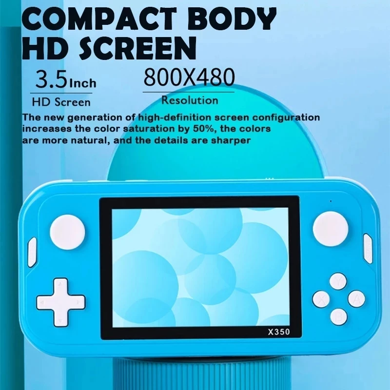 X350 Retro Game Console 3.5Inch IPS Screen Dual Joystick 8GB Handheld Game Portable Children Video Game Player For NES GBA MD
X350 Retro Game Console 3.5Inch IPS Screen Dual Joystick 8GB Handheld Game Portable Children Video Game Player For NES GBA MD