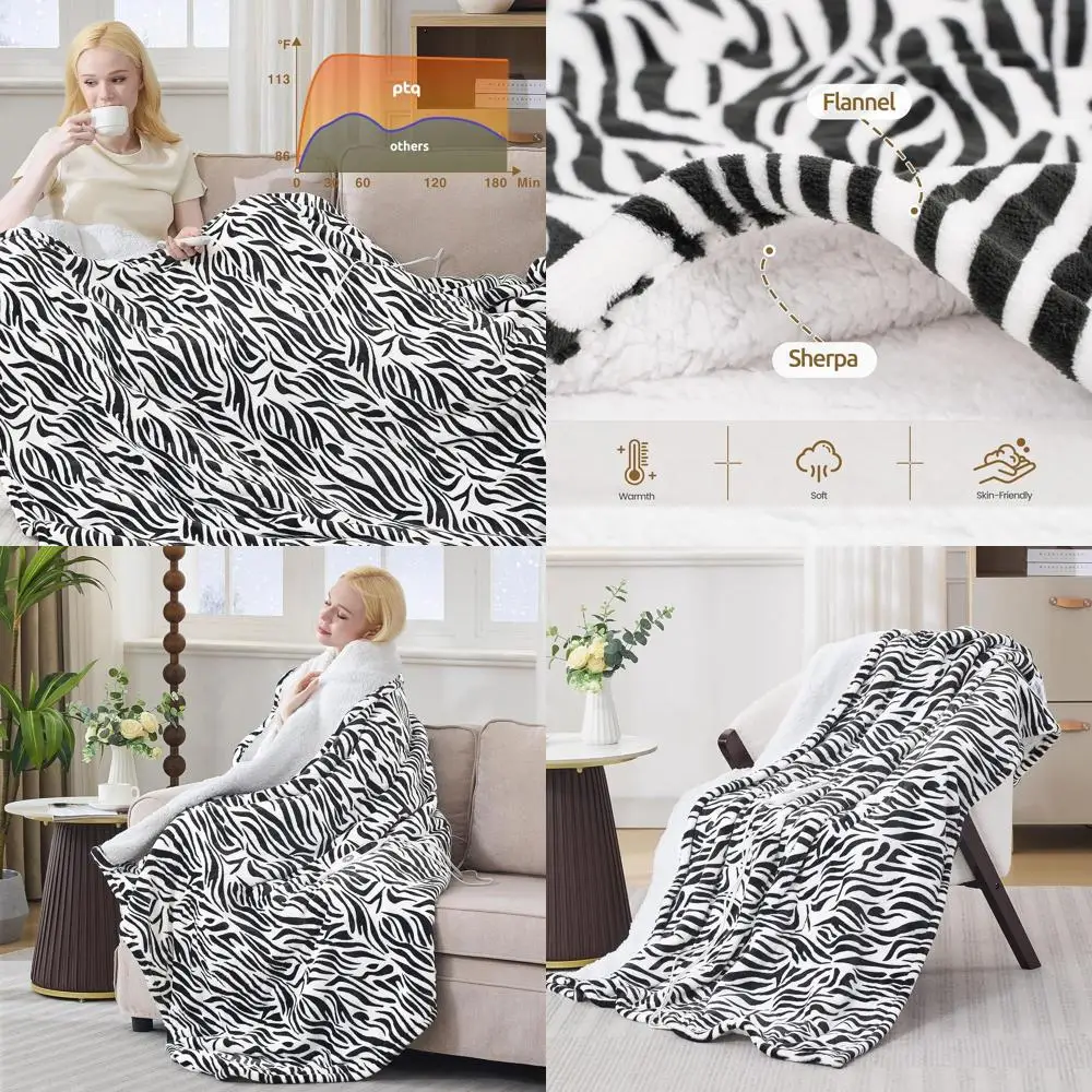 Двустороннее электрическое одеяло из шерпы и фланели, 62x84, 6 режимов нагрева, таймер 1-12 часов, можно стирать в машине, идеальный теплый подарок для дома.
Двустороннее электрическое одеяло из шерпы и фланели, 62x84, 6 режимов нагрева, таймер 1-12 часов, можно стирать в машине, идеальный теплый подарок для дома.