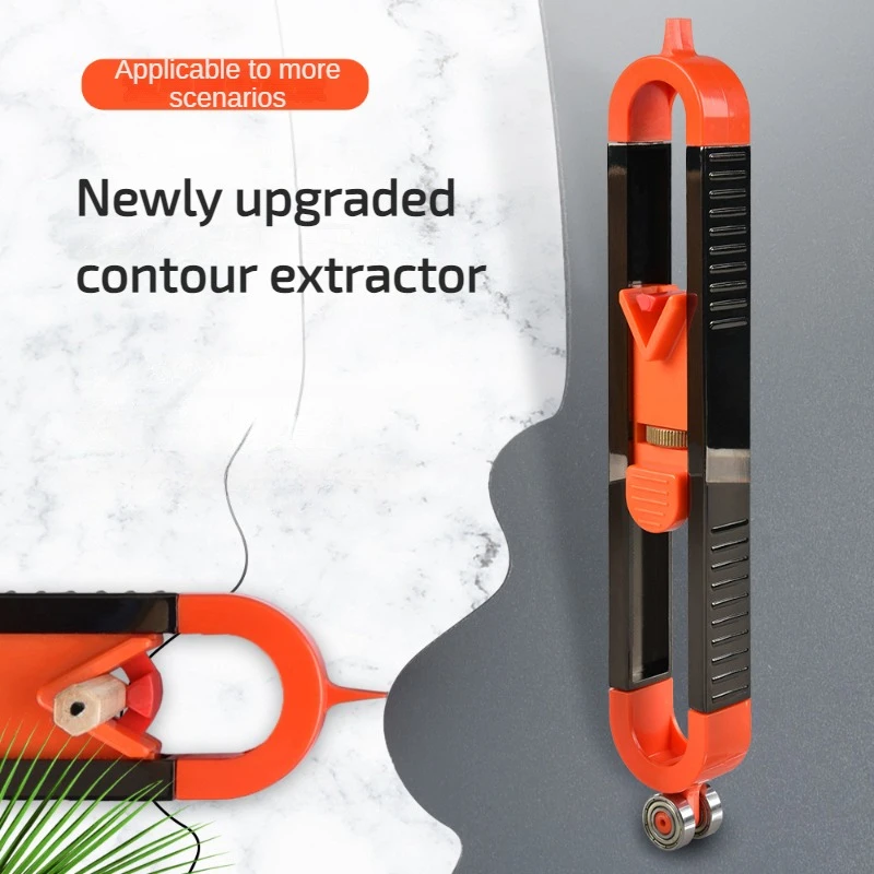 Woodworking Measuring Gauge Profile Scribing Ruler Contour with Lock Adjustable Irregularity Radian Precise Measurement Tool
Woodworking Measuring Gauge Profile Scribing Ruler Contour with Lock Adjustable Irregularity Radian Precise Measurement Tool
