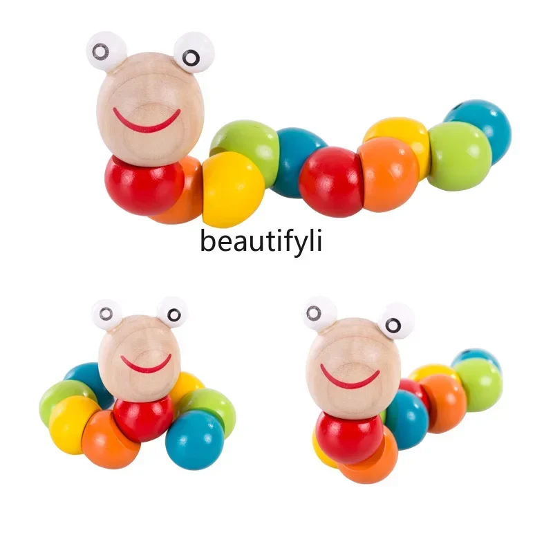 Wooden Twister Worm Colored Caterpillar Baby Educational Toys, Rotatable Boys and Girls Gifts
Wooden Twister Worm Colored Caterpillar Baby Educational Toys, Rotatable Boys and Girls Gifts