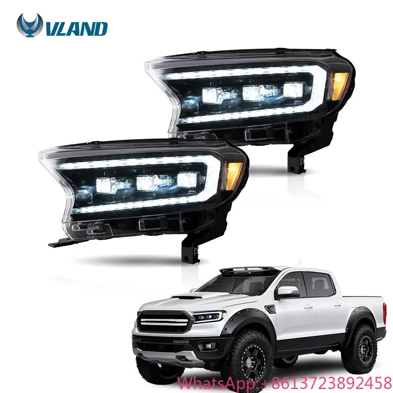 Vland Factory Head Light Headlights Full Led Front Car Lamp Dynamic Turn Signal T6 T7 T8 2015-2020 for Ford Ranger
Vland Factory Head Light Headlights Full Led Front Car Lamp Dynamic Turn Signal T6 T7 T8 2015-2020 for Ford Ranger
