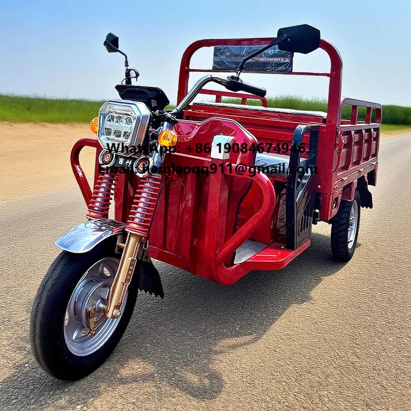 Best Selling 1000W Electric Cargo Tricycle with 2 Passengers 48V Three-Wheel Car Available Open Body Types Sale
Best Selling 1000W Electric Cargo Tricycle with 2 Passengers 48V Three-Wheel Car Available Open Body Types Sale