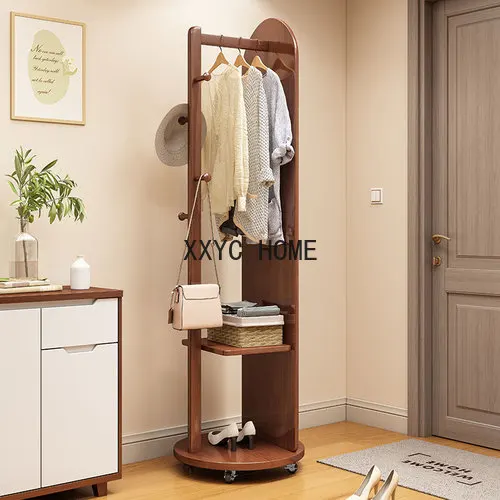 Solid Wood Full-Body Floor Mirror Coat Rack Integrated Household Bedroom Rotatable Full-Length Mirror Affordable Luxury Style
Solid Wood Full-Body Floor Mirror Coat Rack Integrated Household Bedroom Rotatable Full-Length Mirror Affordable Luxury Style