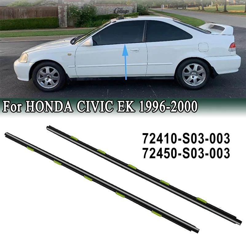 Window Weatherstrip Belt For HONDA CIVIC EK9 EK4 1996-2000 2 Doors Waterproof Left Right Windows Glass Sealing Rubber Strips
Window Weatherstrip Belt For HONDA CIVIC EK9 EK4 1996-2000 2 Doors Waterproof Left Right Windows Glass Sealing Rubber Strips