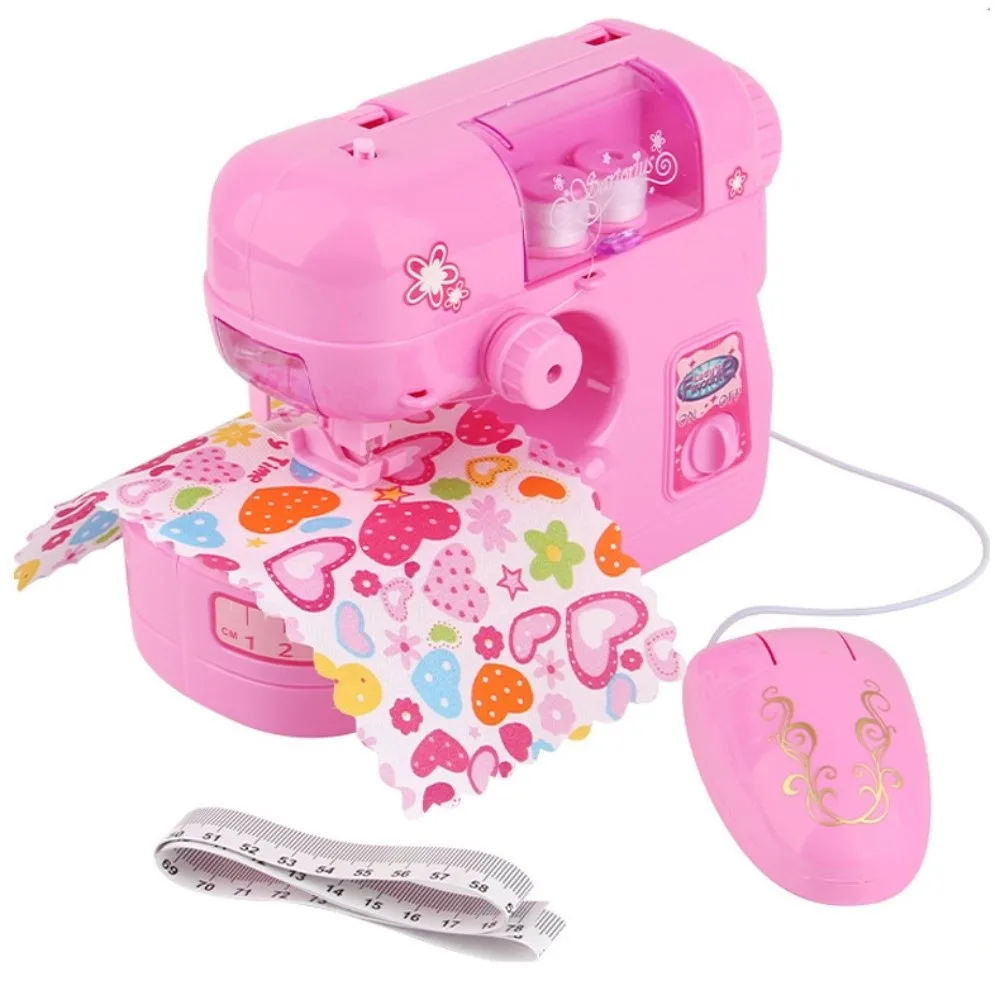 Small Simulated Children Sewing Machine Making Clothes Portable Sewing Machine Pink with Light Electric Sewing For Children
Small Simulated Children Sewing Machine Making Clothes Portable Sewing Machine Pink with Light Electric Sewing For Children