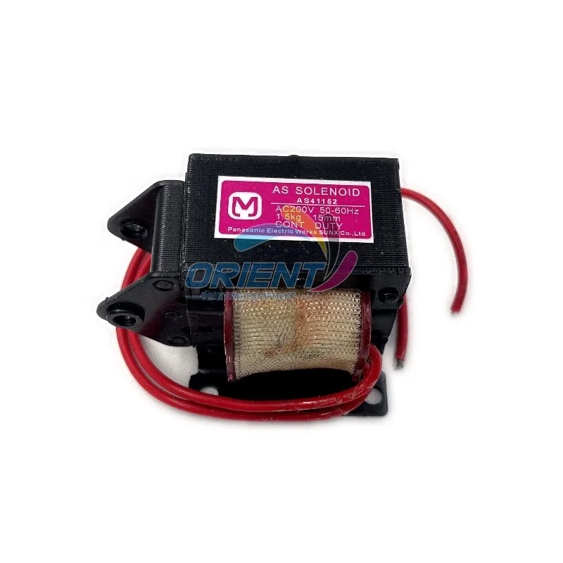 Best Quality AC200V 15mm AS41152 AC Solenoid Traction Electromagnet for Komori Printing Machine
Best Quality AC200V 15mm AS41152 AC Solenoid Traction Electromagnet for Komori Printing Machine