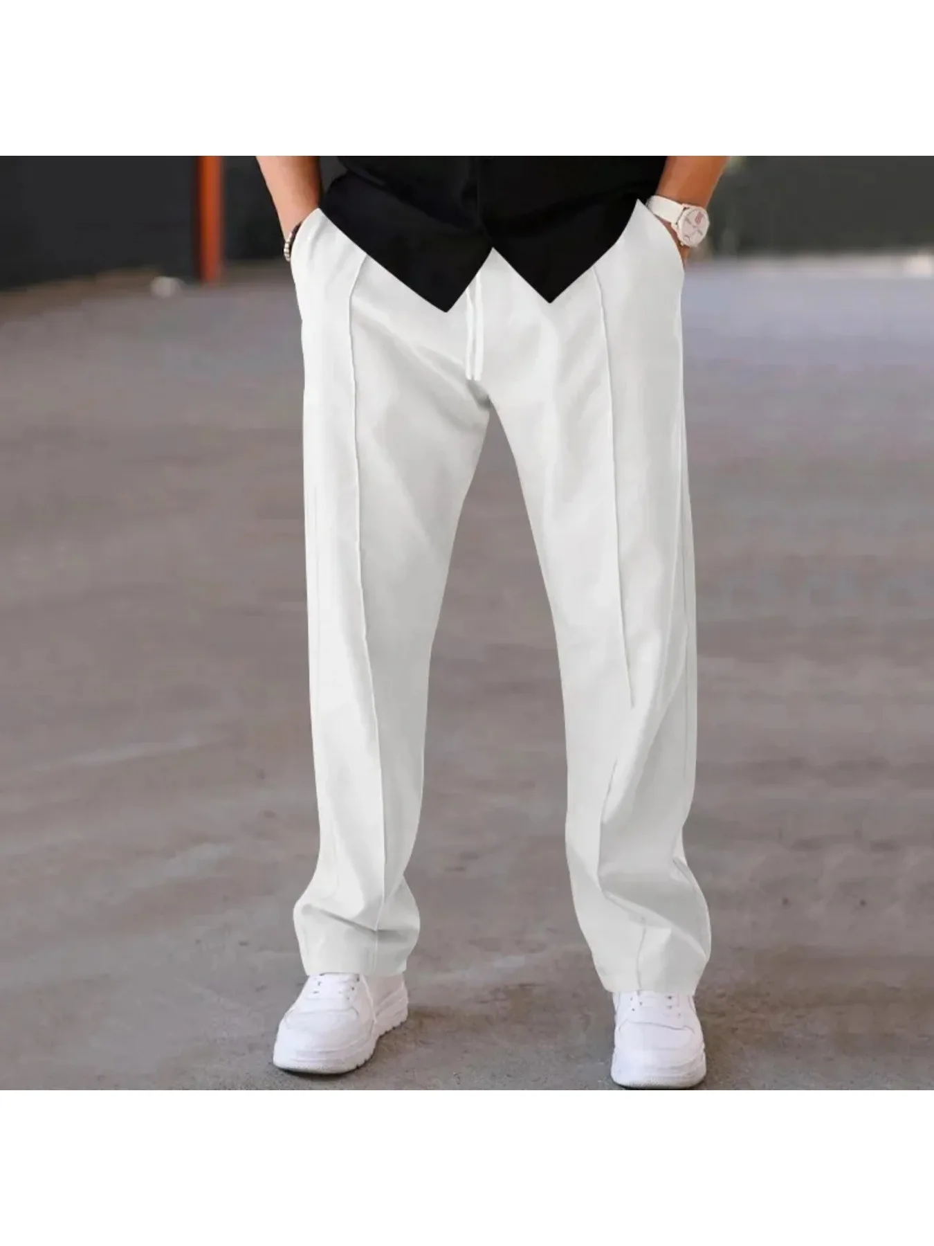 2025 New Men's Loose-Fit Straight-Leg Casual Trousers American Style Oversize Long Pants Spring Summer Sportswear
2025 New Men's Loose-Fit Straight-Leg Casual Trousers American Style Oversize Long Pants Spring Summer Sportswear