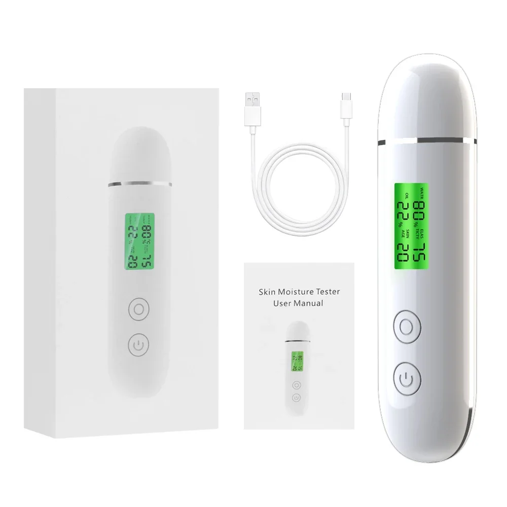 Portable Rechargeable Skin Analyzer Detector LCD Digital Water Oil Moisture Tester Fluorescent Agent Detection Face Care Tool
Portable Rechargeable Skin Analyzer Detector LCD Digital Water Oil Moisture Tester Fluorescent Agent Detection Face Care Tool