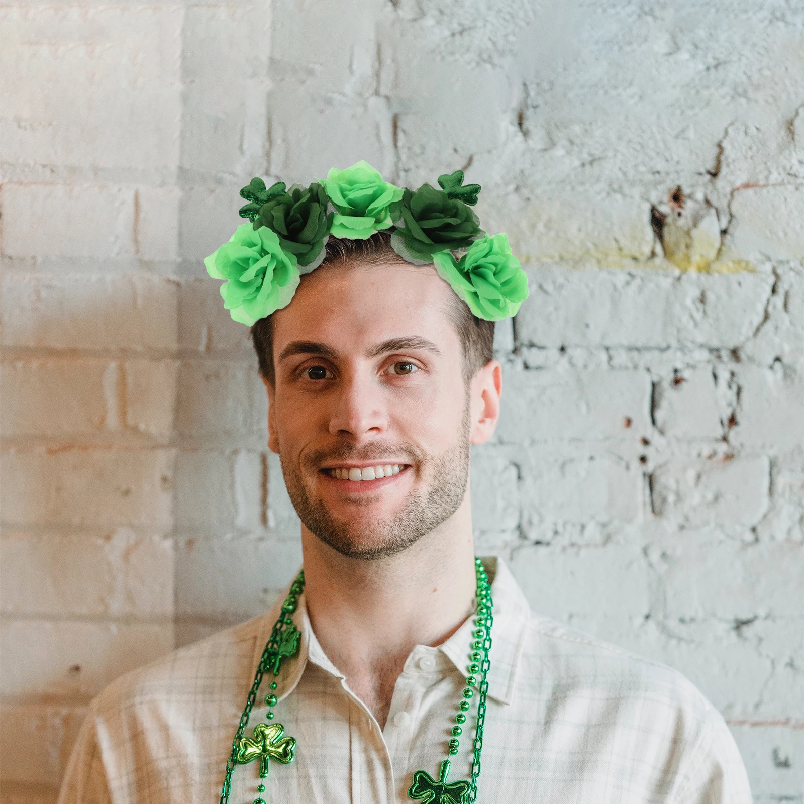 2Pcs Irish Festival Hair Accessories Shamrock Rose Flower Headbands for Women Girls St Patricks Day Party Hair Bands Headwear
2Pcs Irish Festival Hair Accessories Shamrock Rose Flower Headbands for Women Girls St Patricks Day Party Hair Bands Headwear