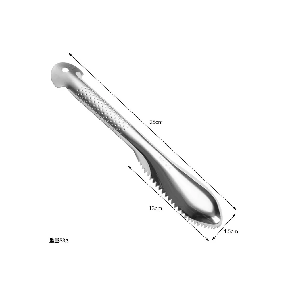 Fish Scaler Stainless Steel Efficient Fish Scale Remover Kitchen Tool Portable Non-Slip Handle Kitchen Scale Remover
Fish Scaler Stainless Steel Efficient Fish Scale Remover Kitchen Tool Portable Non-Slip Handle Kitchen Scale Remover