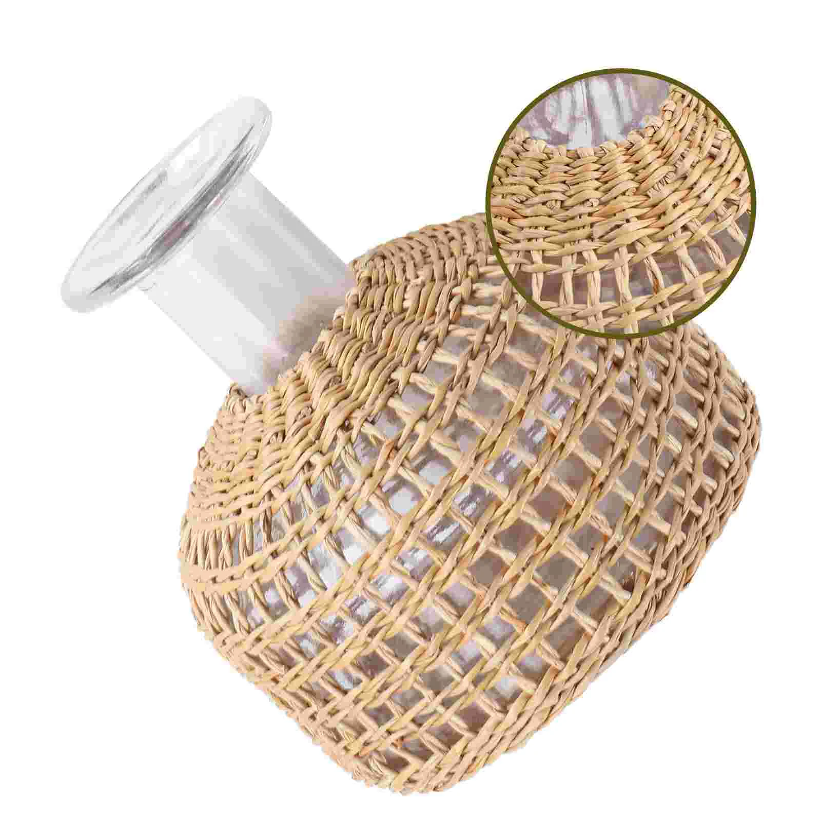Straw Vase Grass Woven Flower Implement Fish Tank Plants Arrangement Glass Container Style Table
Straw Vase Grass Woven Flower Implement Fish Tank Plants Arrangement Glass Container Style Table
