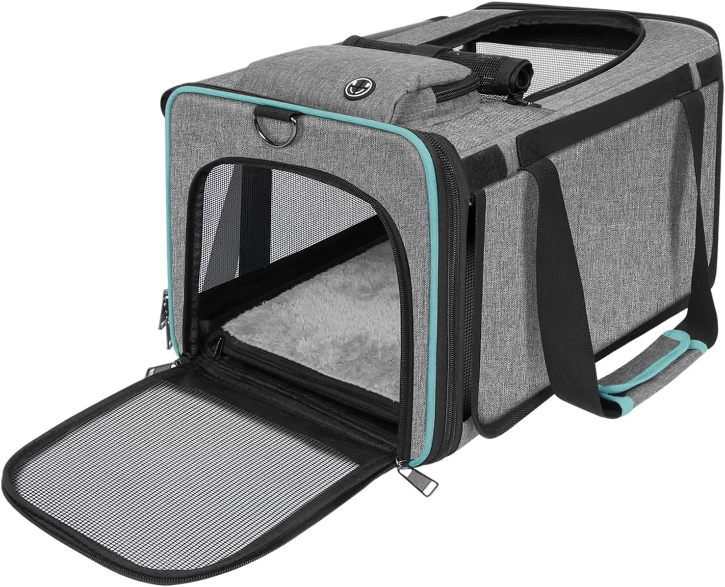 Soft-Sided Pet Carrier for Air Travel 18x11x11 Inch - Underseat Cabin Carry Bag for Small Cats & Dogs Under 15 lbs
Soft-Sided Pet Carrier for Air Travel 18x11x11 Inch - Underseat Cabin Carry Bag for Small Cats & Dogs Under 15 lbs