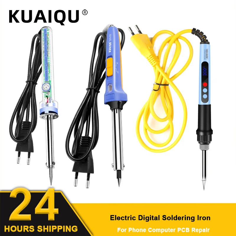 3 Style Adjustable Electronic Welding Soldering Iron Removable Alloy Steel Tip 220V EU Plug Electric Tin Welder Tools for Solder
3 Style Adjustable Electronic Welding Soldering Iron Removable Alloy Steel Tip 220V EU Plug Electric Tin Welder Tools for Solder