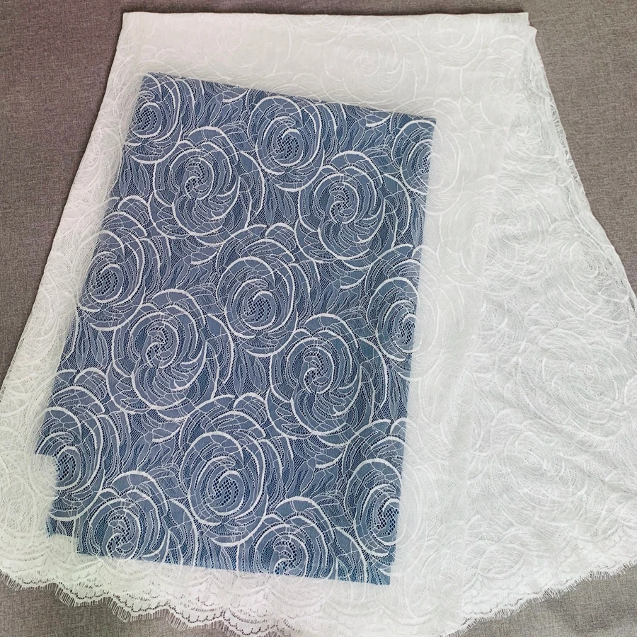Width(Height) 1.5 Meters Allover Rose Flowers Elegant Cloth Fabric Eyelash French Lace Craft Lace DIY 3 Meters Long
Width(Height) 1.5 Meters Allover Rose Flowers Elegant Cloth Fabric Eyelash French Lace Craft Lace DIY 3 Meters Long