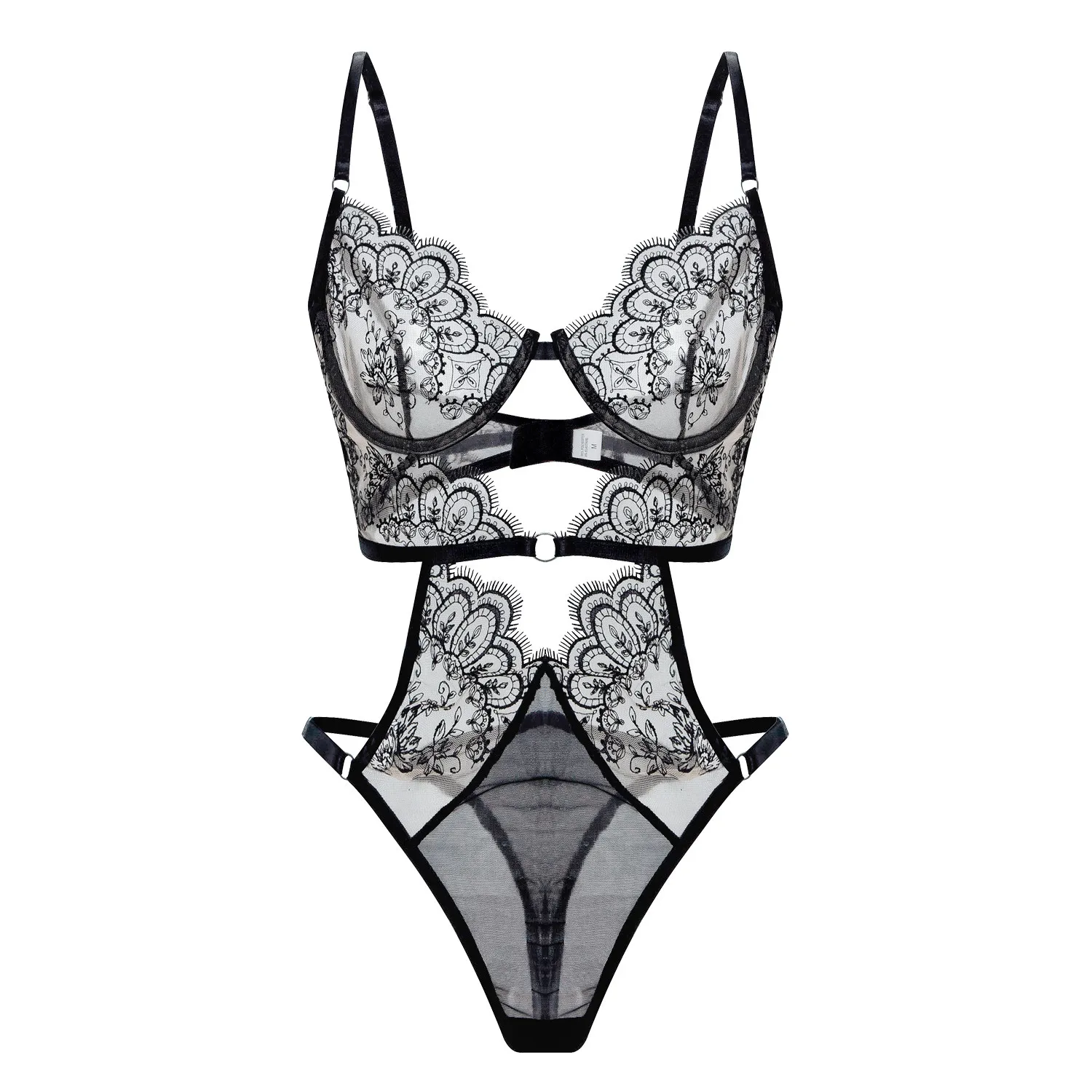 Irresistible Sensual Heavy Embroidery Petal Cutout Lingerie Set Pure Desire Bra Bodysuit
Irresistible Sensual Heavy Embroidery Petal Cutout Lingerie Set Pure Desire Bra Bodysuit