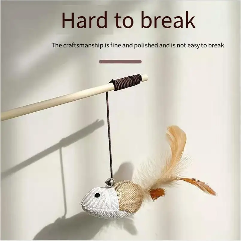 Cat Toys Mouse Ball Feather Training Toys For Teasing Kitten Interactive Scratch Wooden Stick Elastic Rope Pet Toys
Cat Toys Mouse Ball Feather Training Toys For Teasing Kitten Interactive Scratch Wooden Stick Elastic Rope Pet Toys