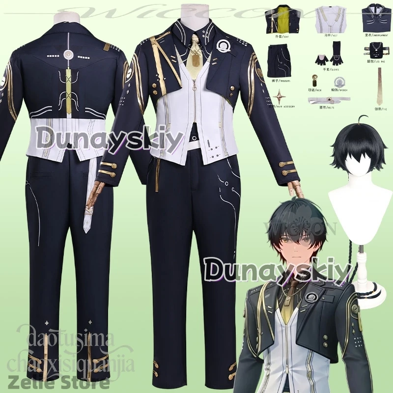 Male Rover disfraz New Outfit School Uniform DK Cool Fashion Y2K Coat Pants Wigs Halloween Cosplay Anime Game Wuthering Waves
Male Rover disfraz New Outfit School Uniform DK Cool Fashion Y2K Coat Pants Wigs Halloween Cosplay Anime Game Wuthering Waves