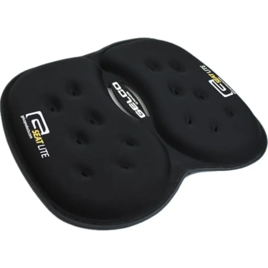 GSeat Lite Travel Gel and Foam Cushion - for Back Pain Sciatica Pressure Relief and Tailbone Discomfort - Promotes Healthy Post
GSeat Lite Travel Gel and Foam Cushion - for Back Pain Sciatica Pressure Relief and Tailbone Discomfort - Promotes Healthy Post