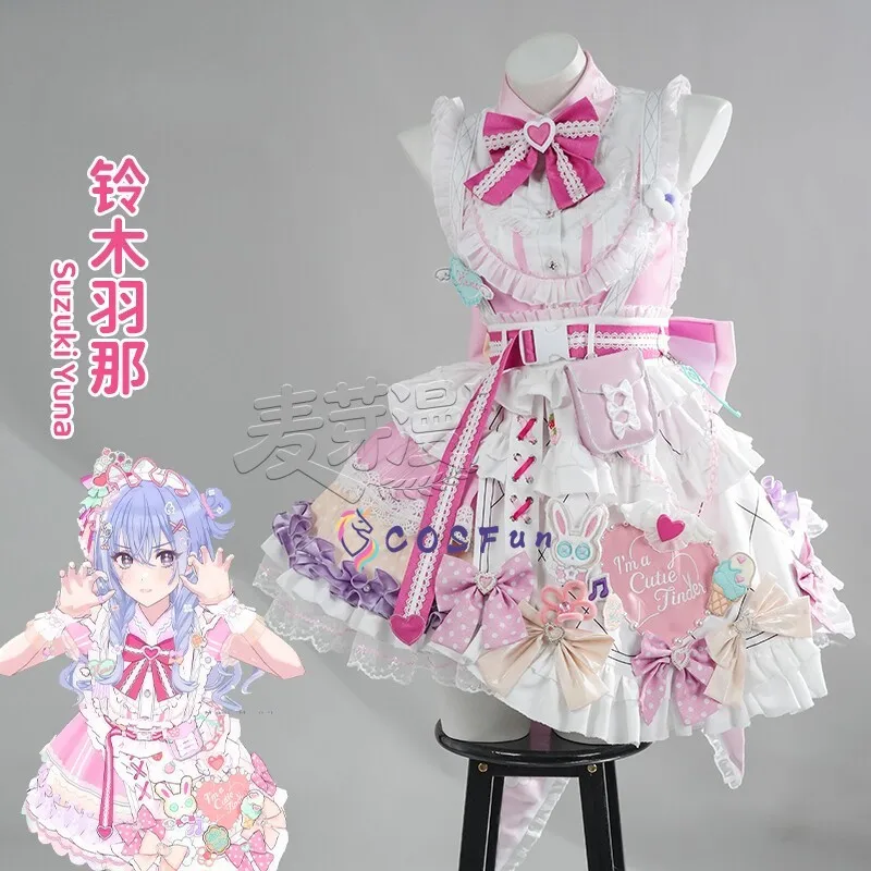 THE IDOLM@STER SHINY COLORS Hana Suzuki Cosplay Costume Retro outfit Sweet Uniform Dress Activity Party Role Play Clothing
THE IDOLM@STER SHINY COLORS Hana Suzuki Cosplay Costume Retro outfit Sweet Uniform Dress Activity Party Role Play Clothing