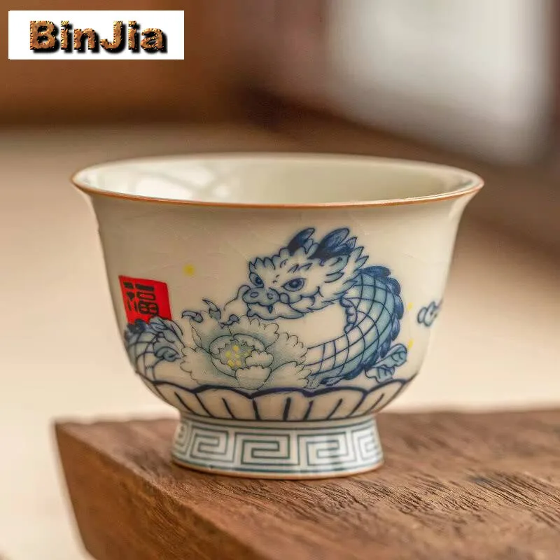 2 шт./лот, китайская чайная чашка с изображением дракона Ru, одна мастерская чашка, дегустационная чайная чаша, пара для медитации, набор кунг-фу, посуда для напитков, 75 мл
2 шт./лот, китайская чайная чашка с изображением дракона Ru, одна мастерская чашка, дегустационная чайная чаша, пара для медитации, набор кунг-фу, посуда для напитков, 75 мл