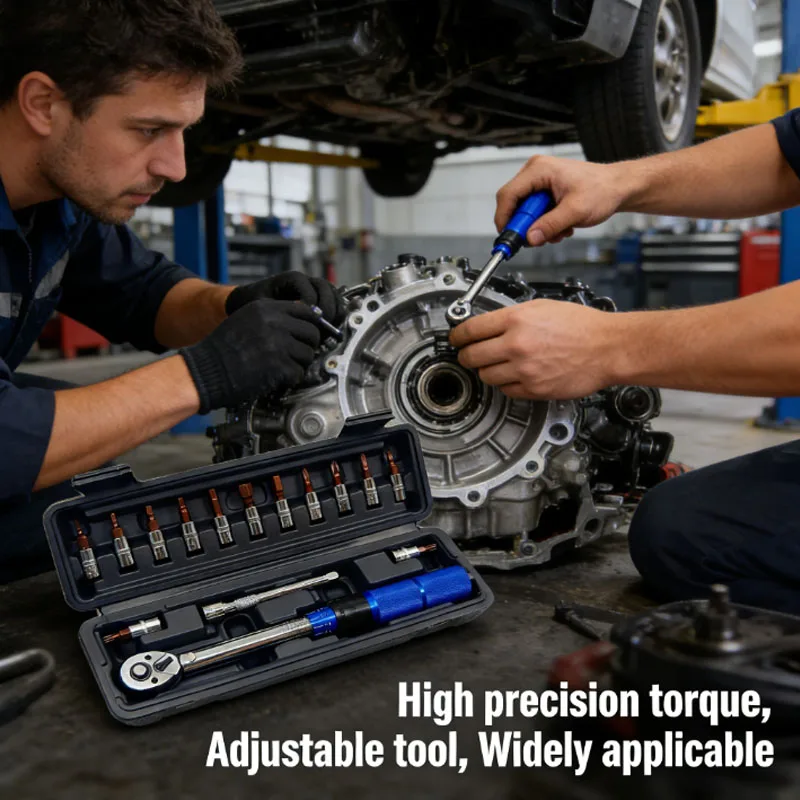 15pcs Bicycle Torque Wrench Set 1/4 Inch Adjustable 2-24Nm Two-Way Hex Wrench Tool Kit for Bike Maintenance Repair and Assembly
15pcs Bicycle Torque Wrench Set 1/4 Inch Adjustable 2-24Nm Two-Way Hex Wrench Tool Kit for Bike Maintenance Repair and Assembly