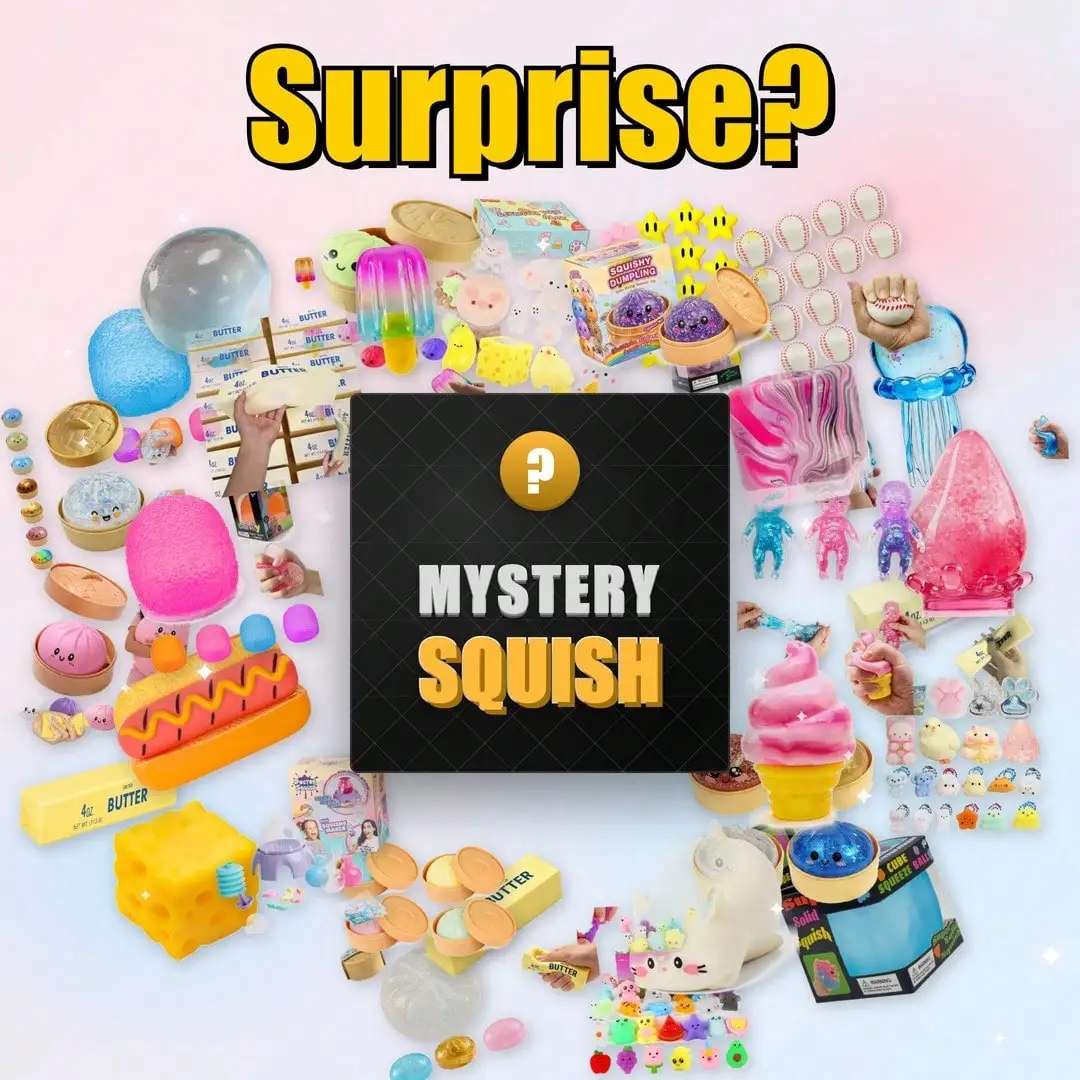 Ocean Themed Squishy Blind Box 240+ Assorted Styles, Sparkly Transparent Glitter Octopus & Jellyfish Slow Rising Squeeze Toys, Soft Tactile Sensory Stress Relief Fidget Toy, Collectible Novelty Party Favor Gift for Kids Teens Adults
Ocean Themed Squishy Blind Box 240+ Assorted Styles, Sparkly Transparent Glitter Octopus & Jellyfish Slow Rising Squeeze Toys, Soft Tactile Sensory Stress Relief Fidget Toy, Collectible Novelty Party Favor Gift for Kids Teens Adults