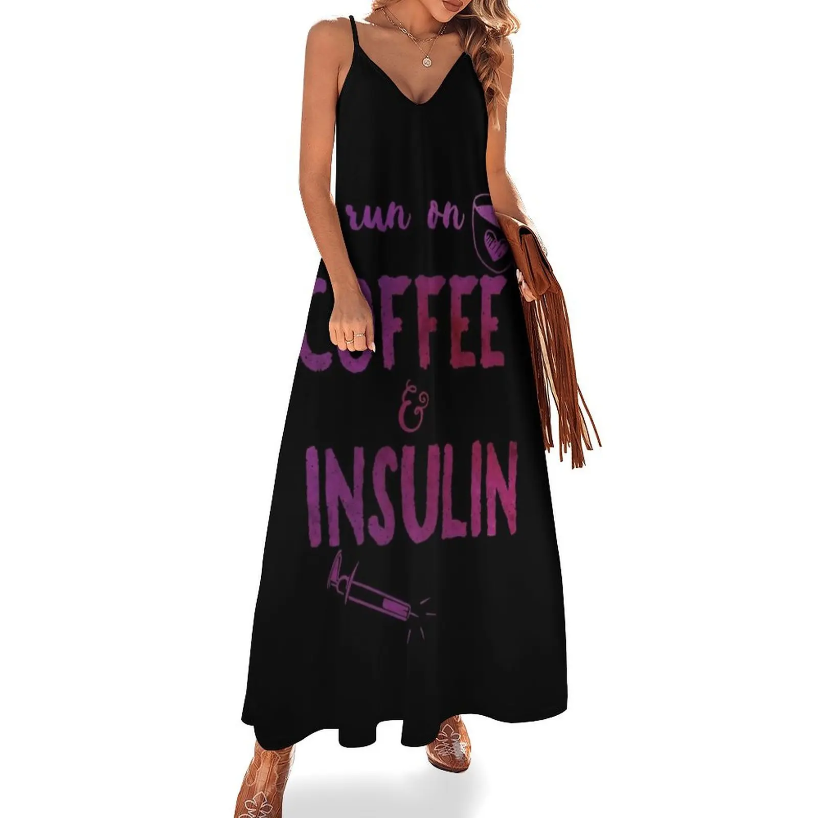 Coffee and Insulin - purple diabetes diabetics awareness t1d type 1 pump Sleeveless Dress dress summer
Coffee and Insulin - purple diabetes diabetics awareness t1d type 1 pump Sleeveless Dress dress summer