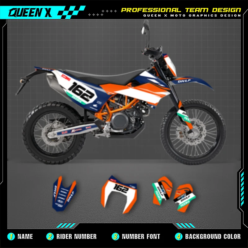 Queen X MOTOR Full Set Motorcycle Fairing Graphics Decals Stickers Kits For KTM 690 ENDURO R 2018 2017 2016 2015 2014 2013 002
Queen X MOTOR Full Set Motorcycle Fairing Graphics Decals Stickers Kits For KTM 690 ENDURO R 2018 2017 2016 2015 2014 2013 002