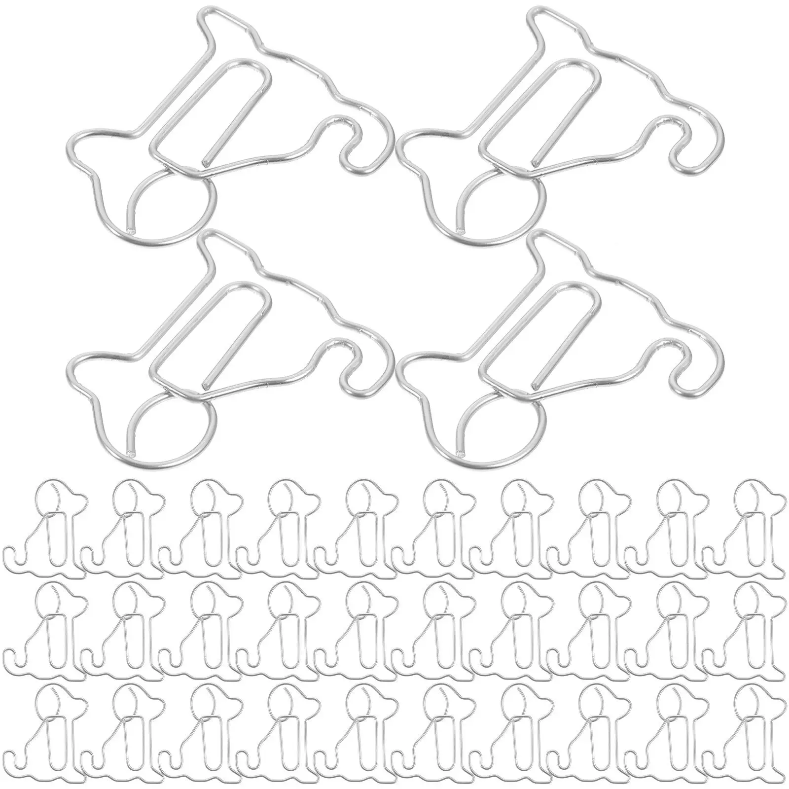 50 Pcs Sitting Dog Book Clips Metal Paperclips for Pictures Documents Files Office Supplies Creative Shaped Gifts
50 Pcs Sitting Dog Book Clips Metal Paperclips for Pictures Documents Files Office Supplies Creative Shaped Gifts