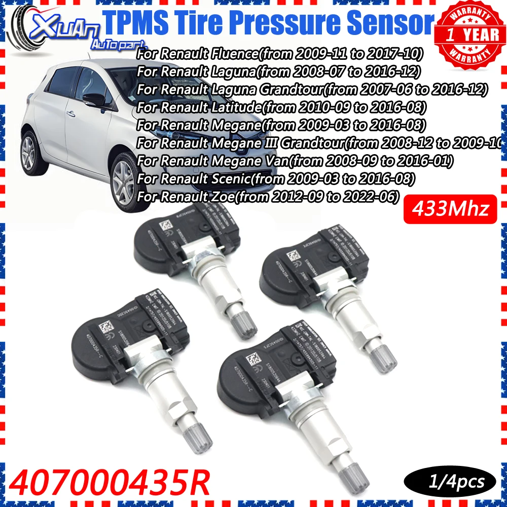 Для Renault Fluence Laguna Latitude Megane Van Scenic Zoe TPMS датчик давления в шинах система мониторинга 433 МГц 407000435R
Для Renault Fluence Laguna Latitude Megane Van Scenic Zoe TPMS датчик давления в шинах система мониторинга 433 МГц 407000435R