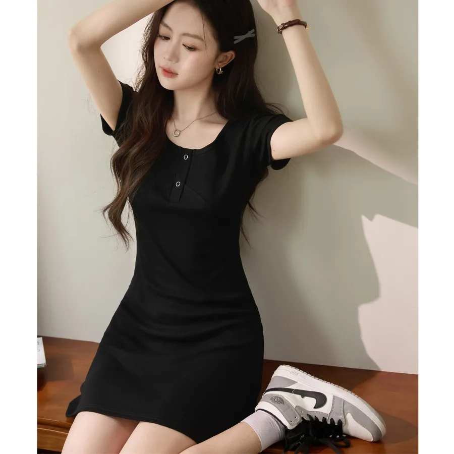 【New style】Selection of fine cotton French series small black skirt A-shaped square neck dress women's summer 2026 new pure cot
【New style】Selection of fine cotton French series small black skirt A-shaped square neck dress women's summer 2026 new pure cot